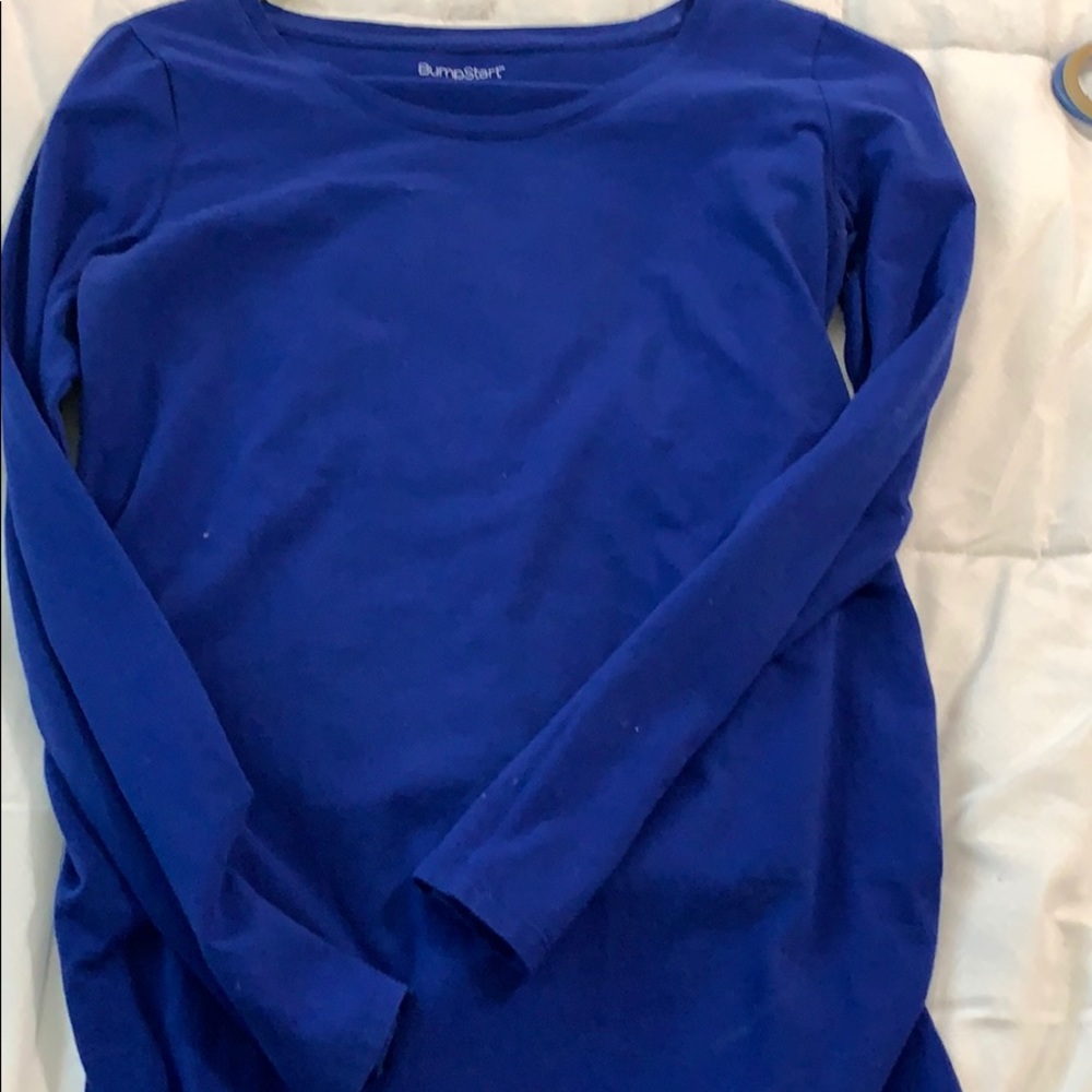 Long sleeve maternity shirt